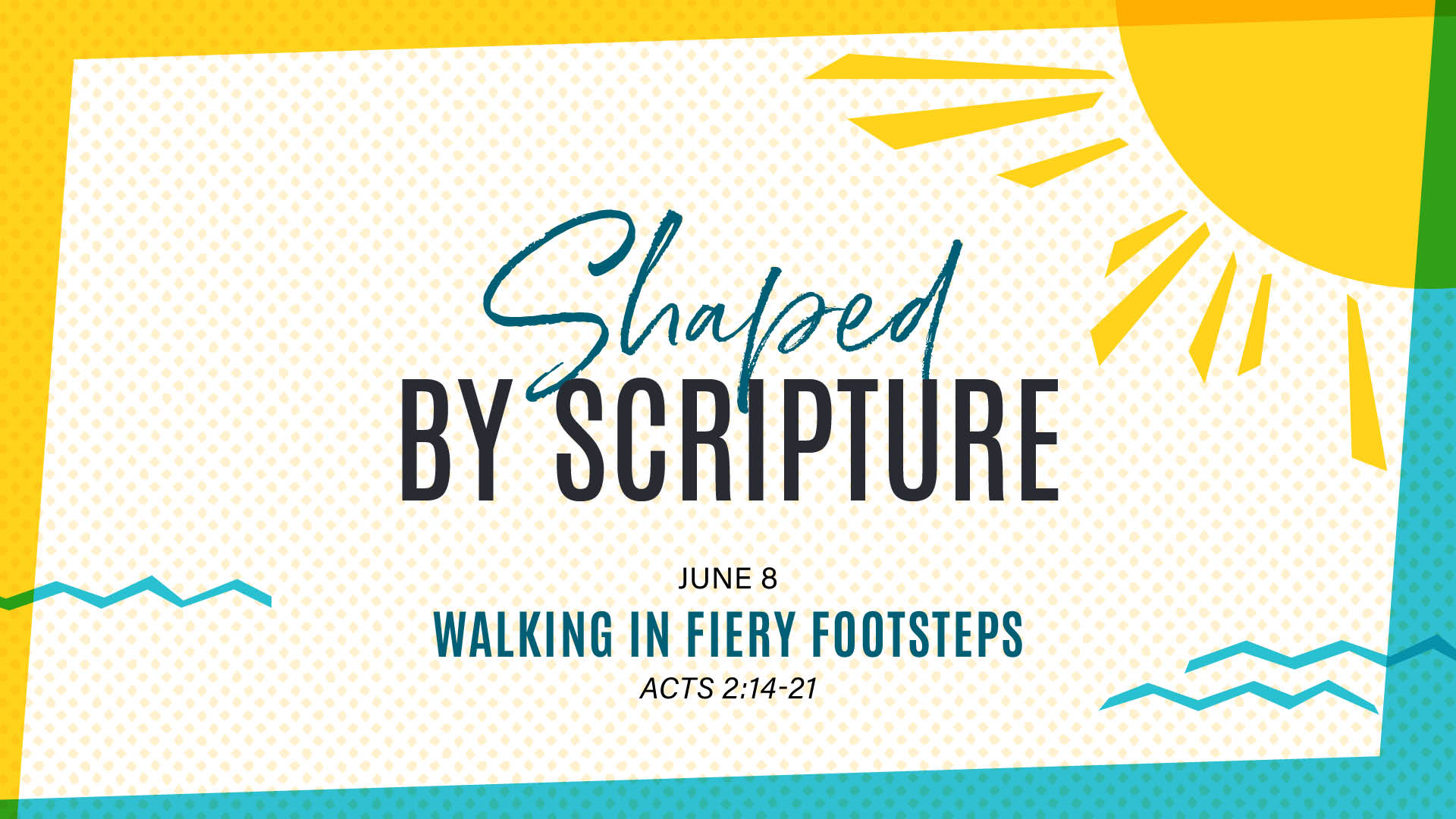 Walking In Fiery Foorsteps