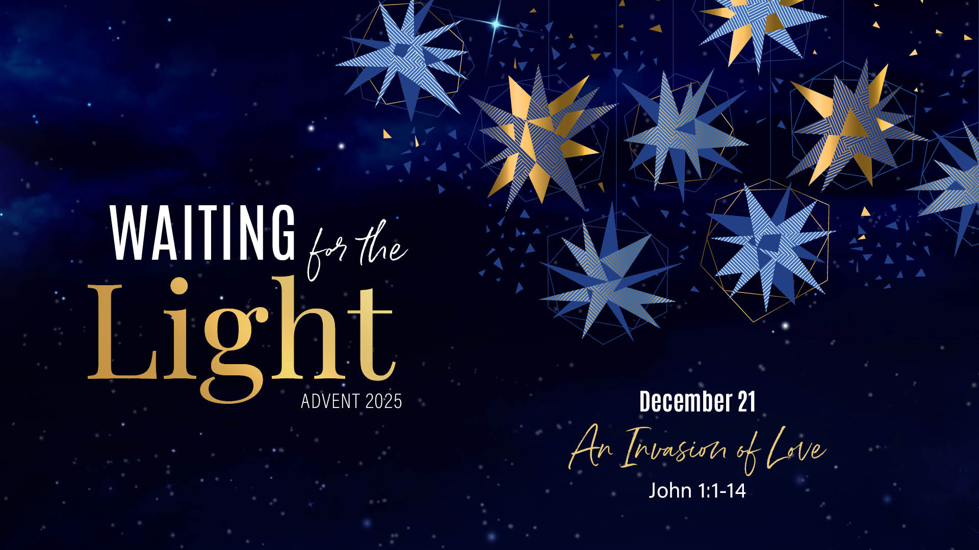 December 21 - An Invasion of Love